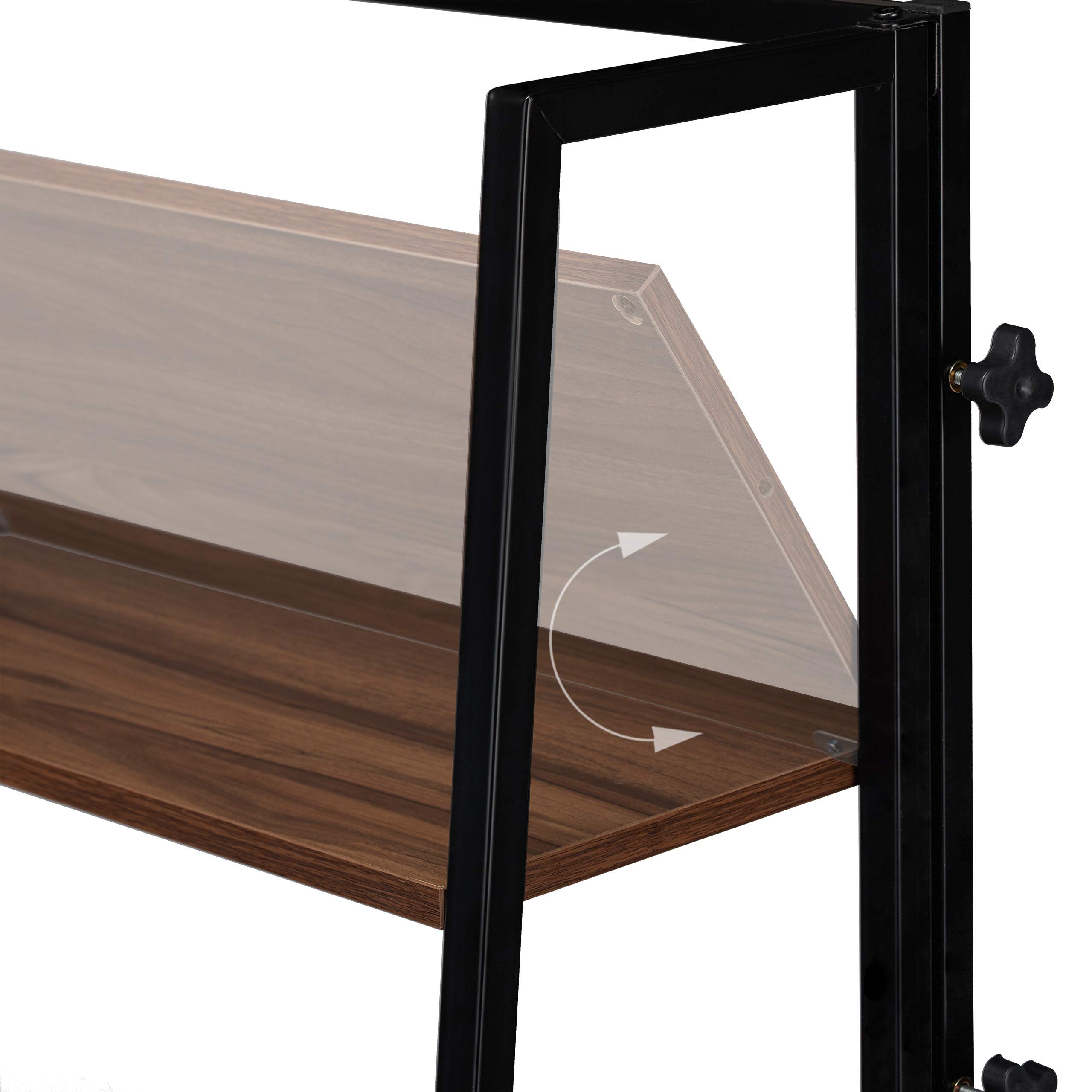 relaxdays-klappregal-standregal-3-ablagen-101x64x34-cm-eisen-holz-braun-schwarz image 7