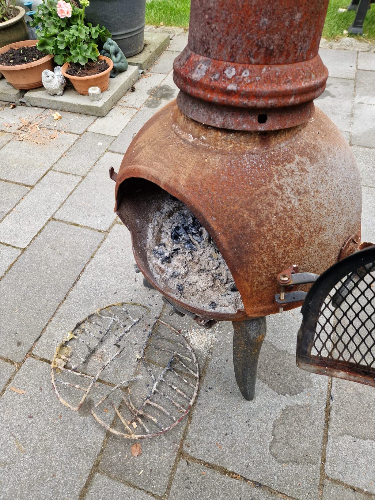Gemütlichstes Teil auf der Terrasse