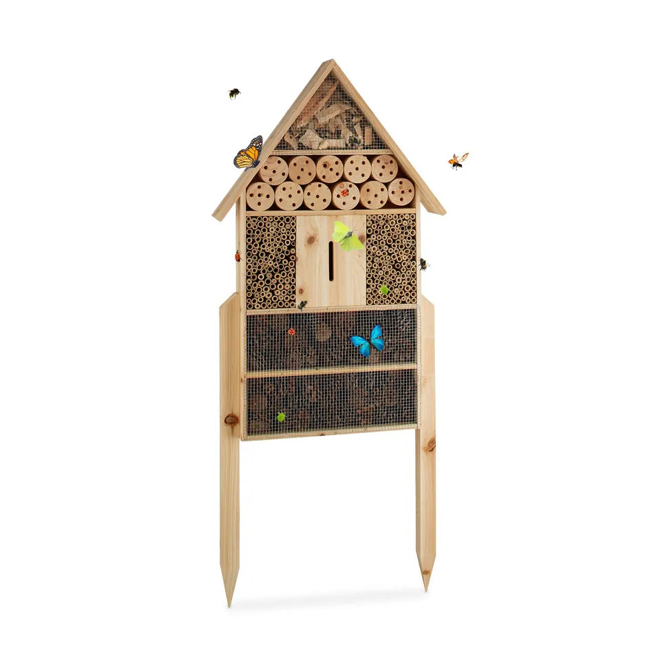 relaxdays-insektenhotel-xl-stehend-79-cm-natur-7-kammern image 1