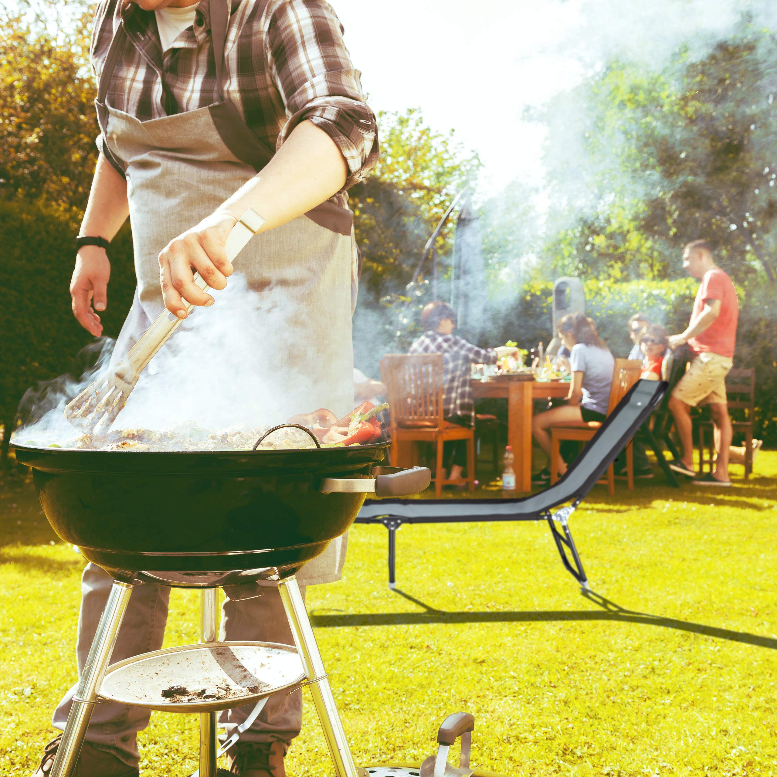 relaxdays-gartenliege-dreibeinliege-5-stufig-schwarz-grau-190-cm-bis-113-kg image 4