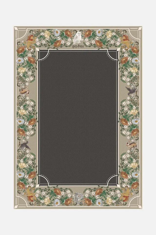 teppana-harry-potter-florensia-basalt-teppich-waschbarer-fan-teppich-grau-beige image 1