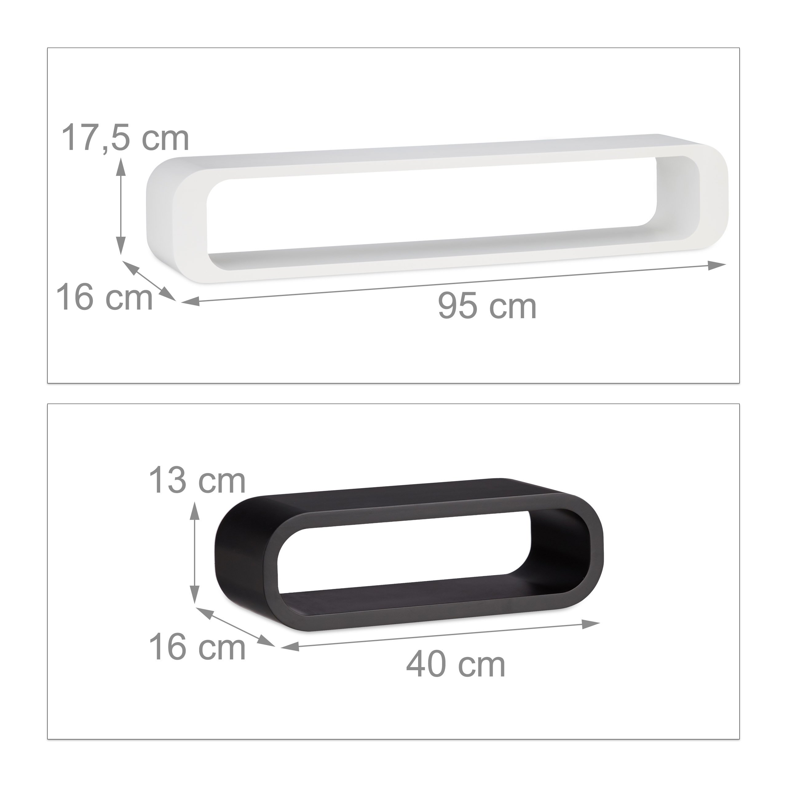 relaxdays-wandregal-lang-3er-set-wei-schwarz-bis-10-kg image 3