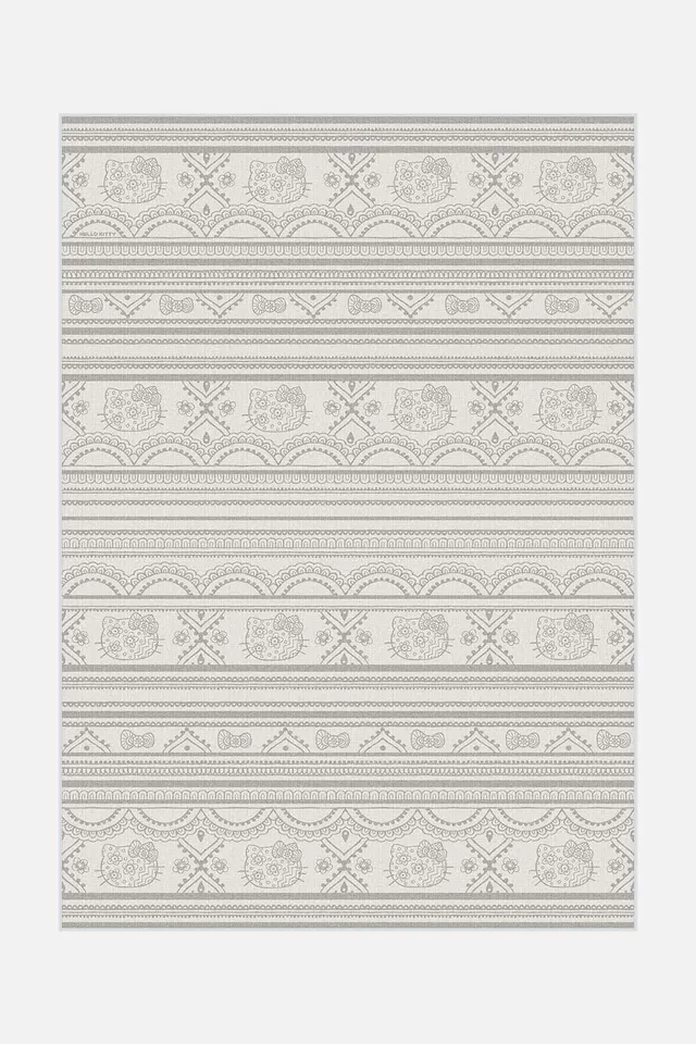teppana-hello-kitty-ritual-creme-teppich-waschbarer-teppich image 1