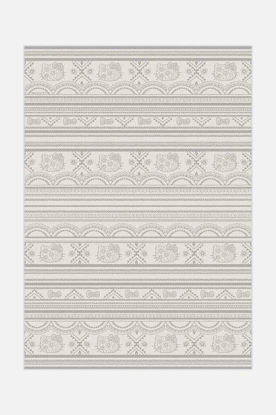 teppana-hello-kitty-ritual-creme-teppich-waschbarer-teppich image 1
