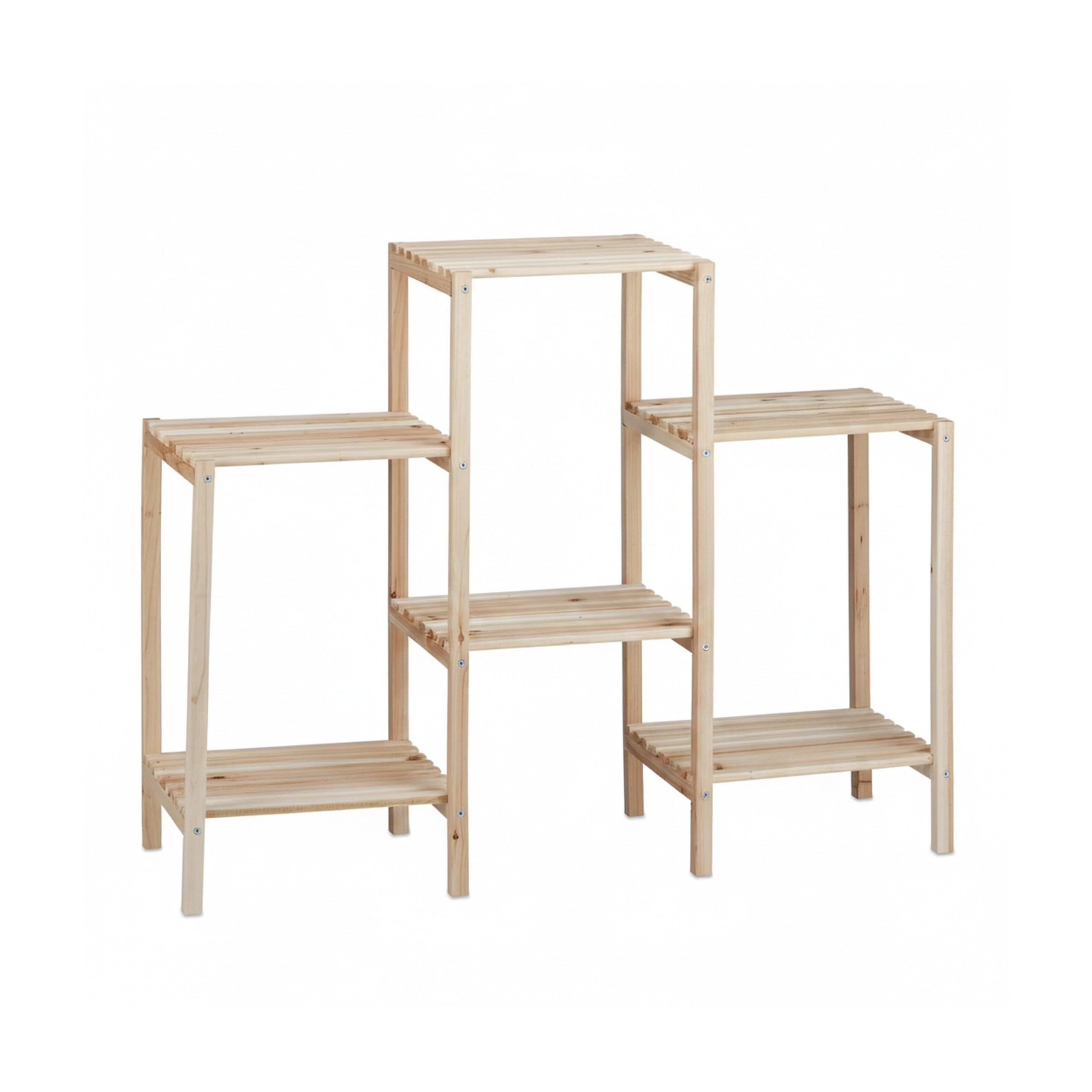 relaxdays-pflanzenregal-holz-natur-blumenregal-70-x-89-x-27-cm-massiv image 5