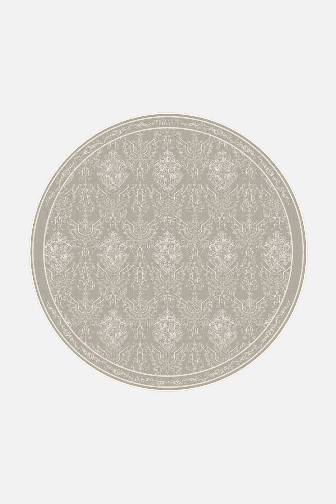 teppana-harry-potter-damast-taupe-teppich-waschbarer-kinder-teppich-beige-grau image 8