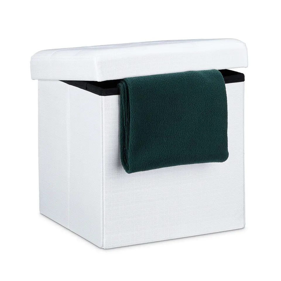 relaxdays-sitzhocker-faltbar-sitzcube-38-x-38-x-38-cm-aufbewahrungsbox-leinen-we image 1