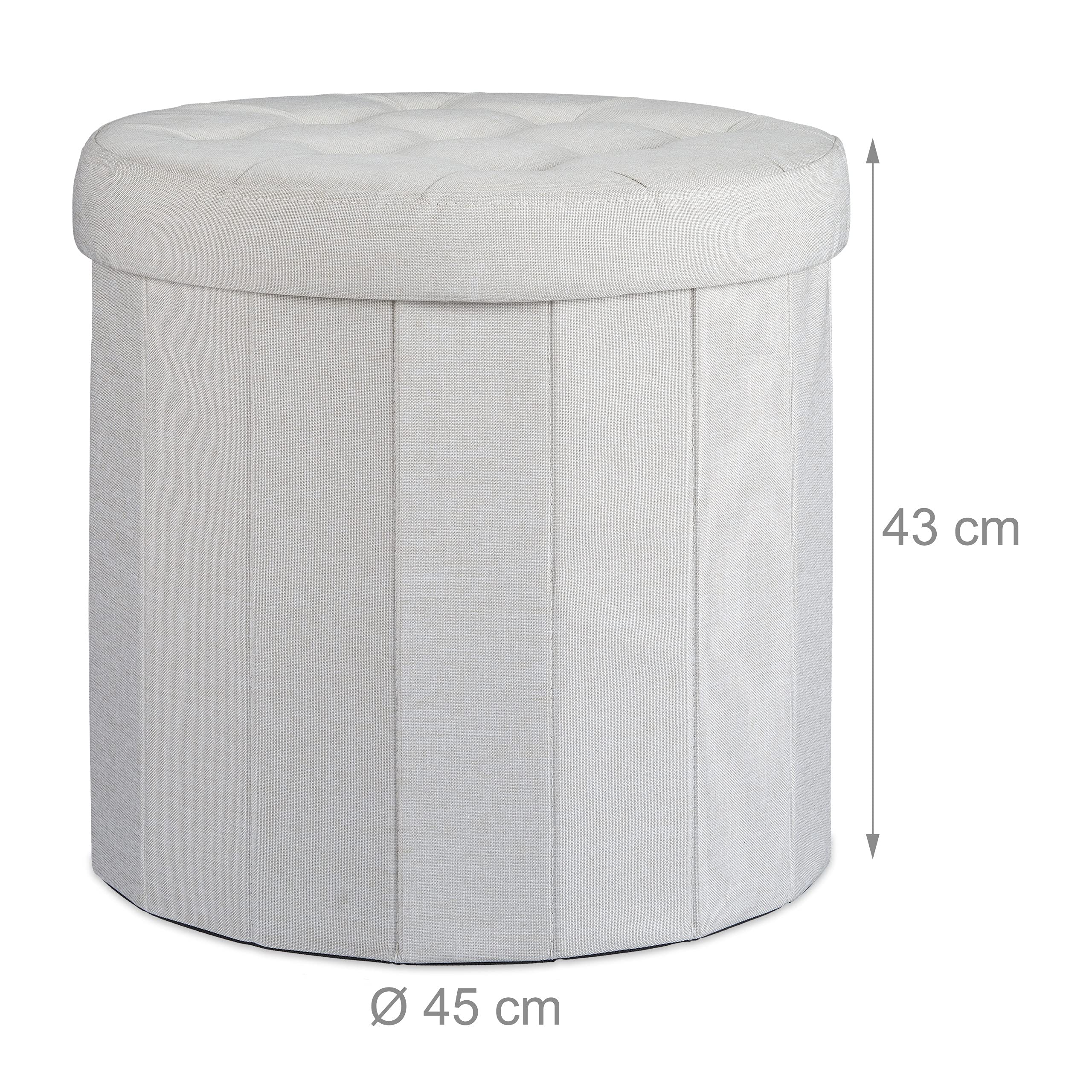 relaxdays-sitzhocker-mit-stauraum-gr-e-l-rund-creme-43x45x45-cm image 3