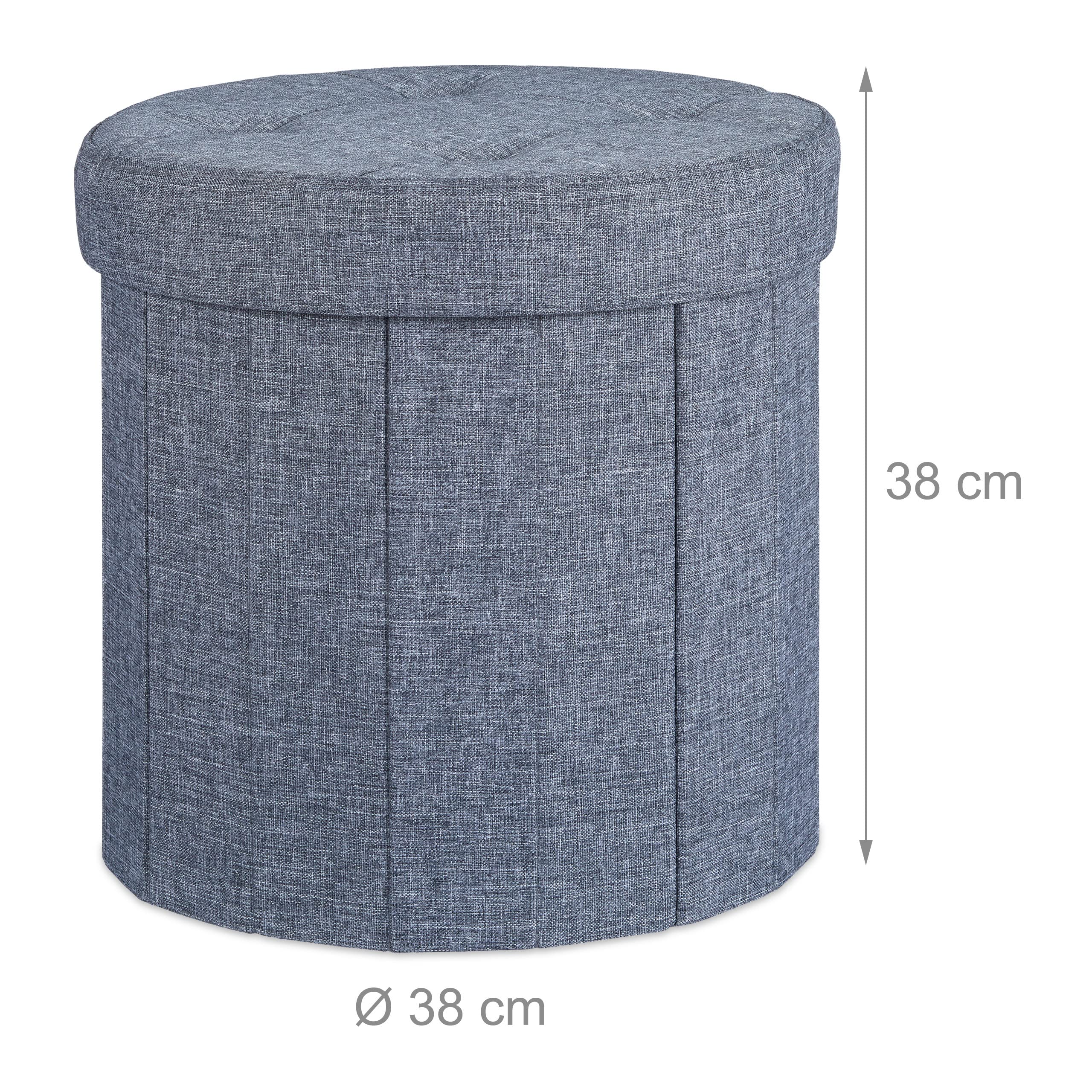 relaxdays-sitzhocker-mit-stauraum-gr-e-m-38-x-38-x-38-cm-dunkelgrau-faltbar-bis- image 3