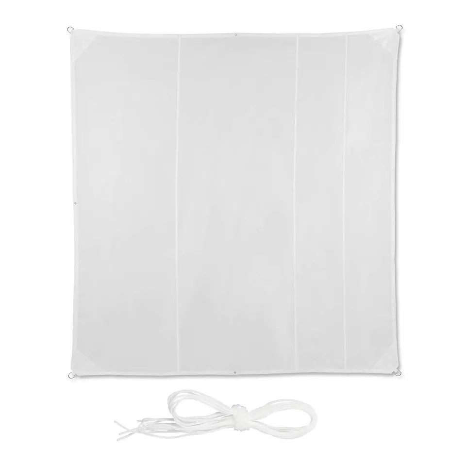 relaxdays-sonnensegel-quadratisch-5-x-5-m-wasserabweisend-uv-schutz-wei image 1