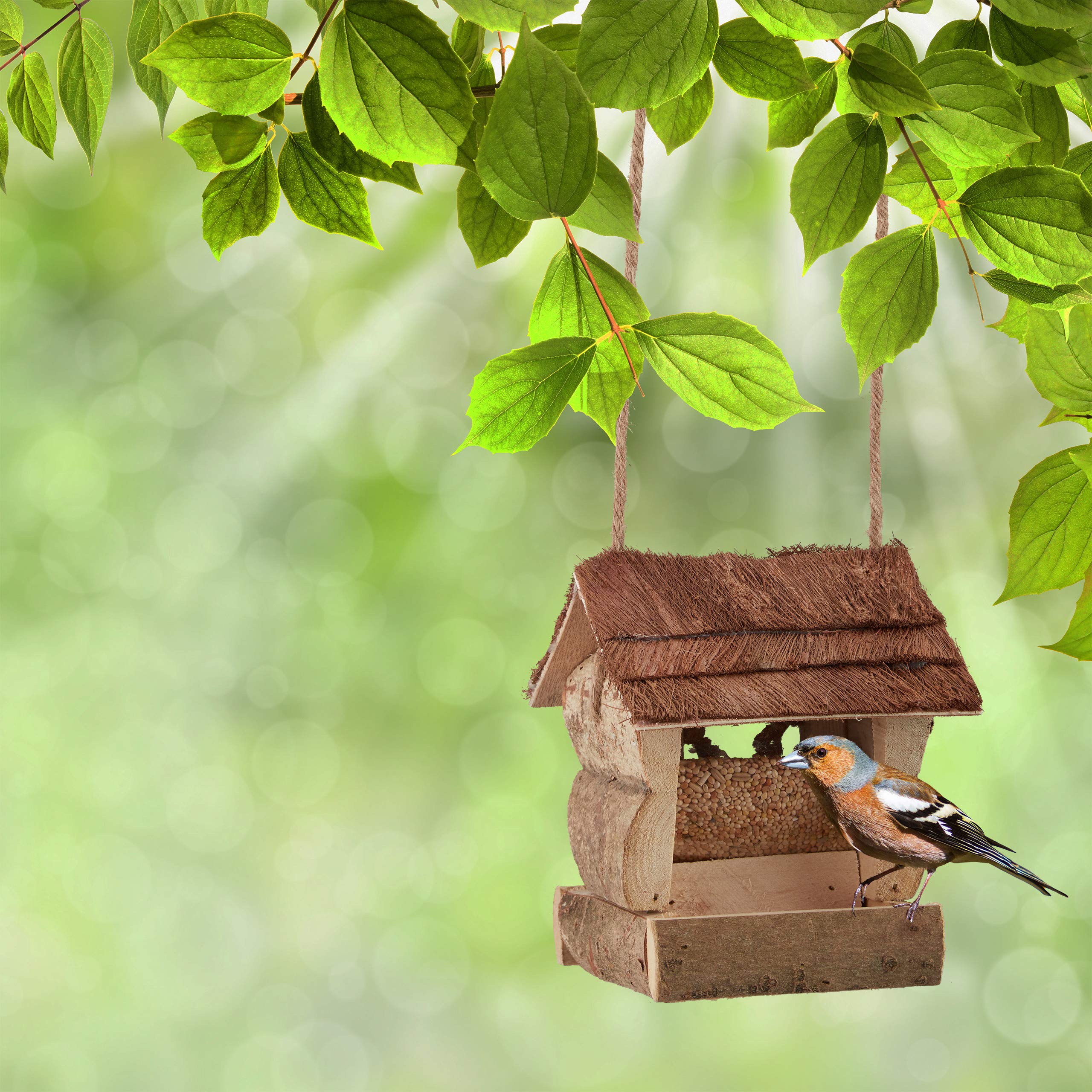 relaxdays-vogelfutterhaus-naturbelassen-handgefertigt-aus-holz-15-x-12-x-15-cm-n image 2