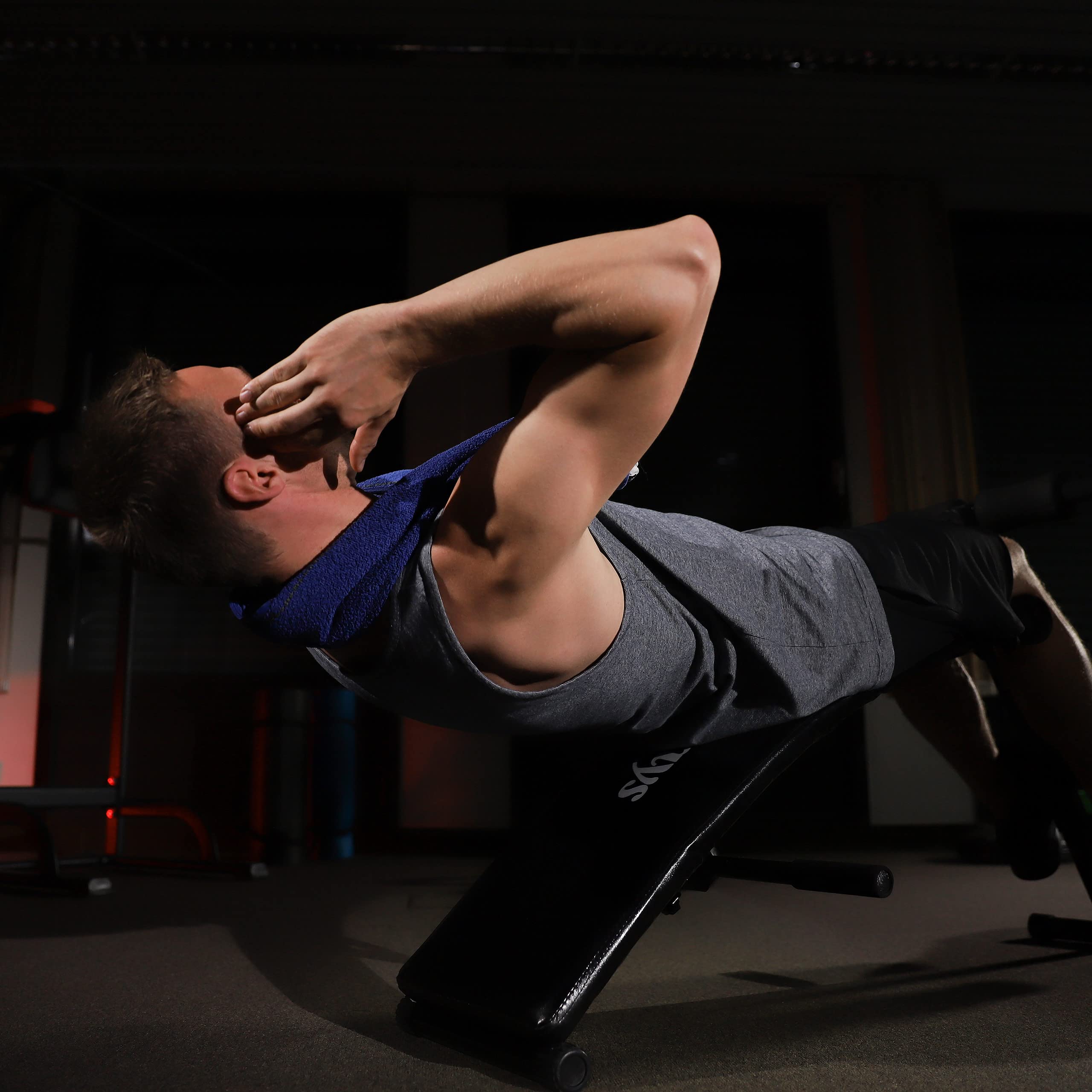 relaxdays-sit-up-bank-bauchtrainer-klappbar-6-fach-verstellbar-schwarz image 2
