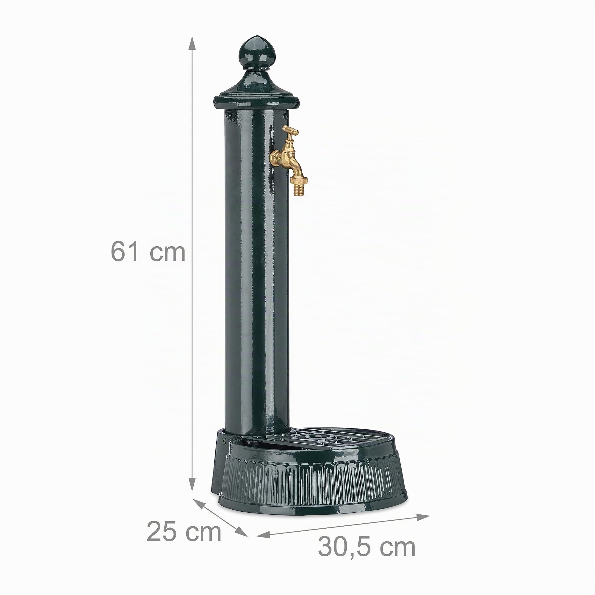relaxdays-standbrunnen-antik-stil-gartenbrunnen-61-x-25-x-31-cm-dunkelgr-n image 4