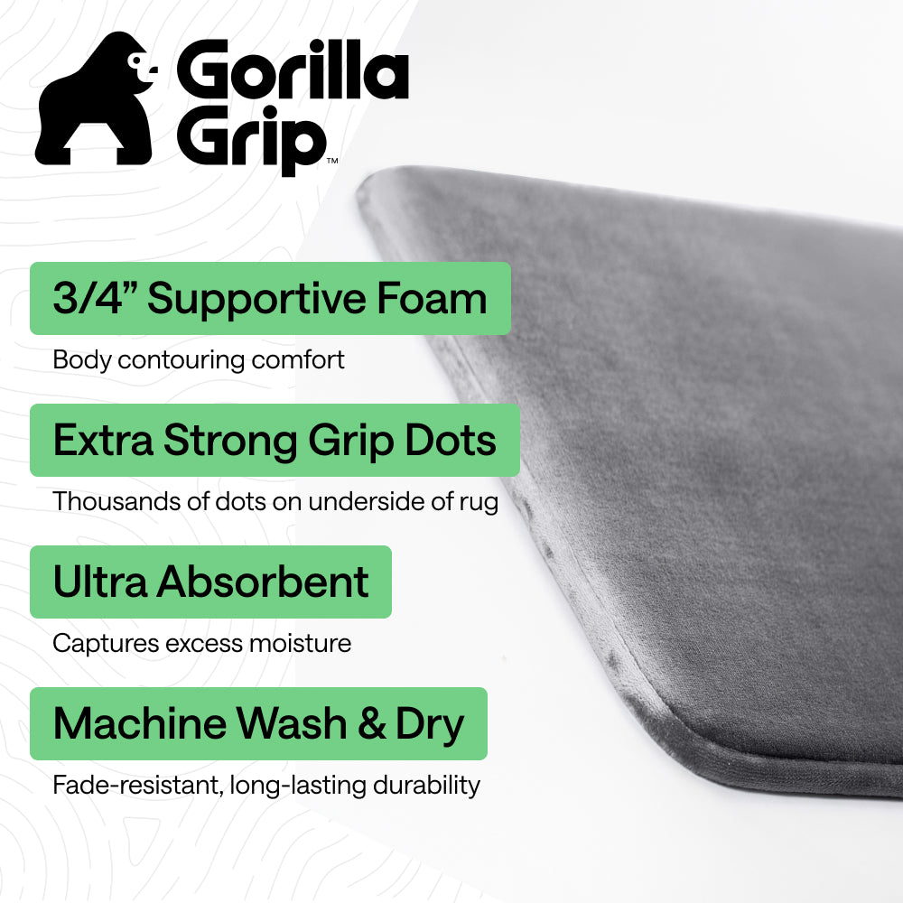 gorilla-grip-memory-foam-badematte-velvet-badematte-mit-memory-schaum image 6