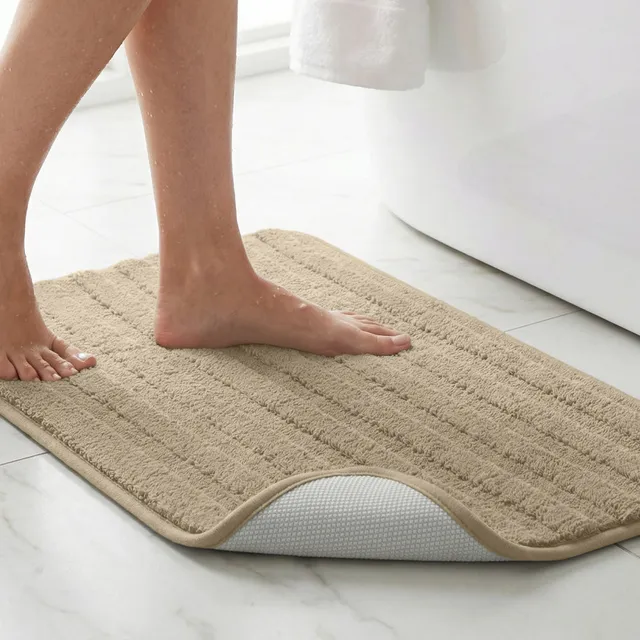 gorilla-grip-lines-badteppich-mit-memory-foam image 1