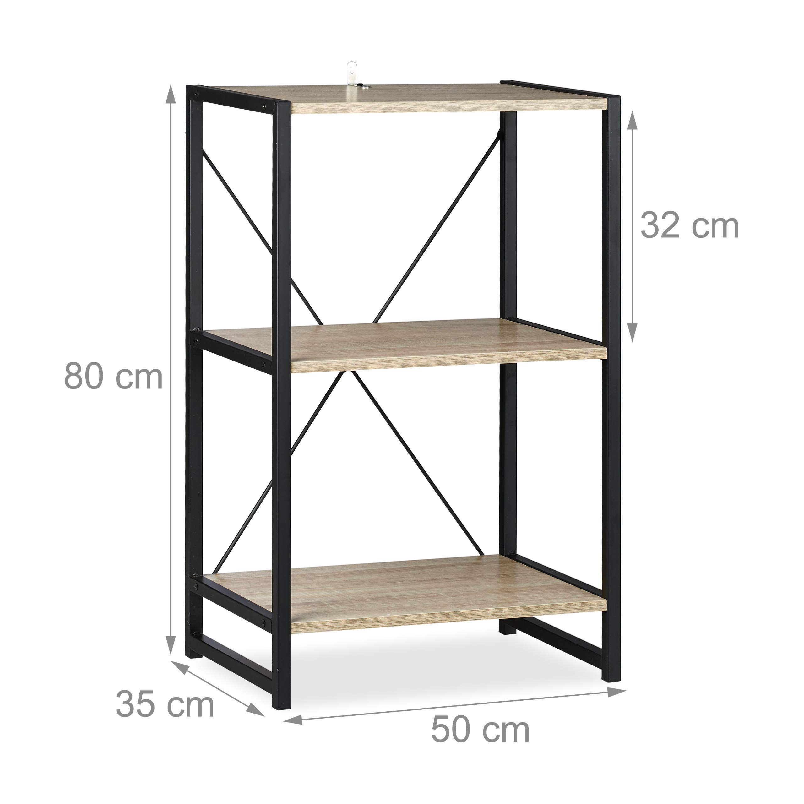 relaxdays-standregal-industrial-niedrig-3-f-cher-80x50x35-cm image 3