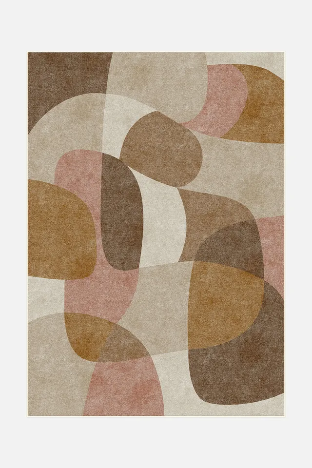 teppana-luna-altrosa-teppich-waschbarer-indoor-teppich image 1