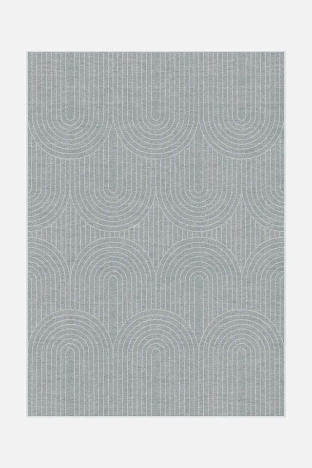teppana-woge-grau-teppich-waschbarer-teppich-grau-silber-modern image 1