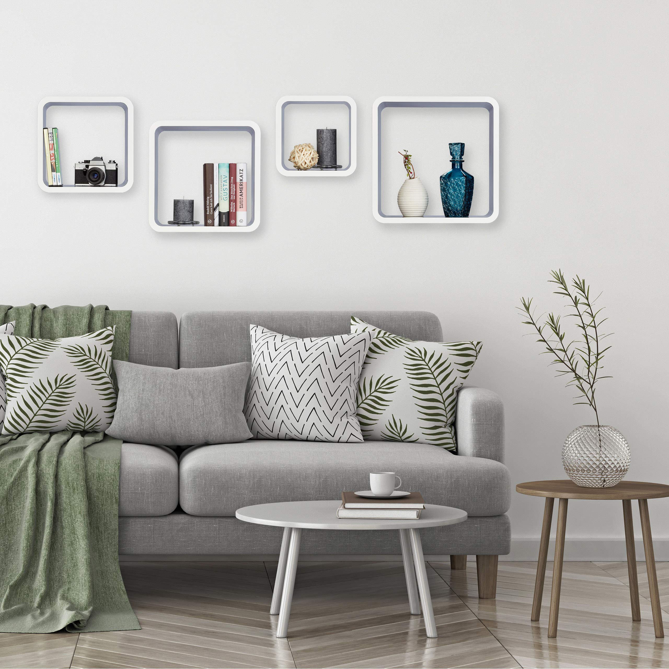 relaxdays-wandregal-cube-4er-set-quadratische-mdf-wandboards-schwarz image 2