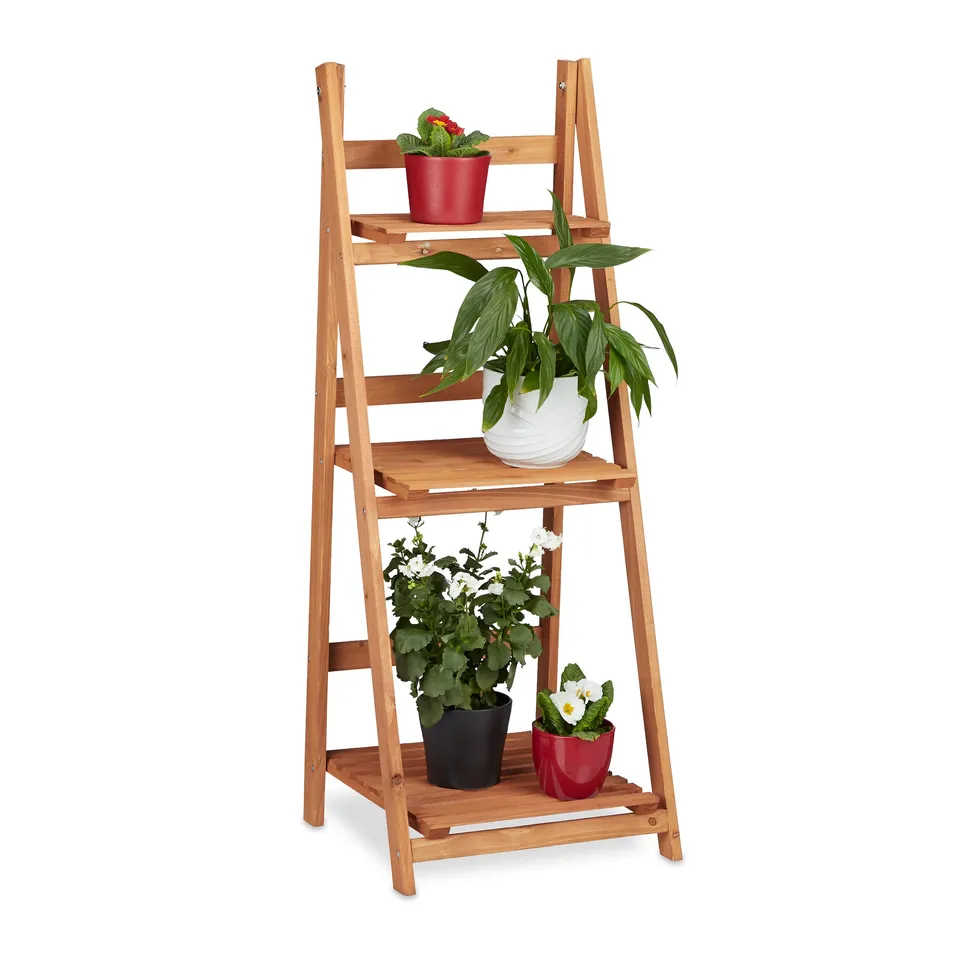 relaxdays-blumentreppe-holz-3-stufig-klappbar-107-5-x-41-x-40-cm-braun image 1