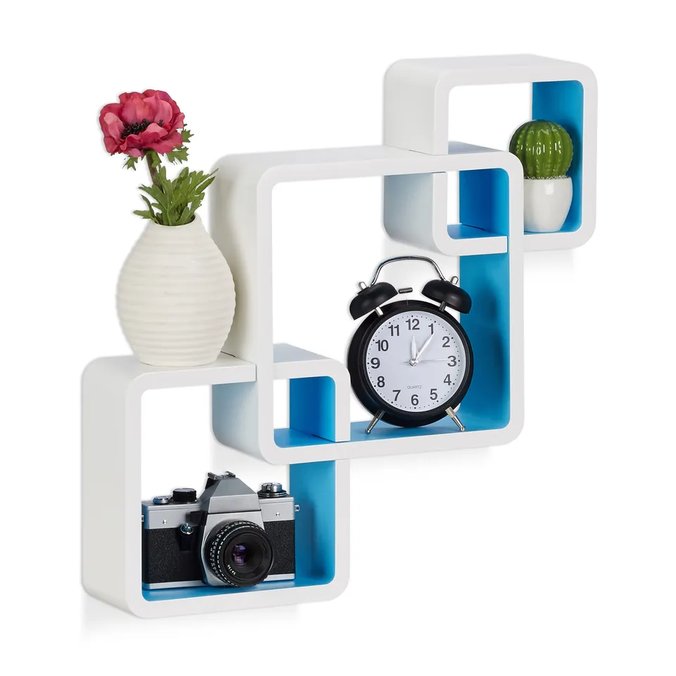 relaxdays-wandregal-f-cher-3-teilig-wei-blau-mdf-h-ngeregal image 1