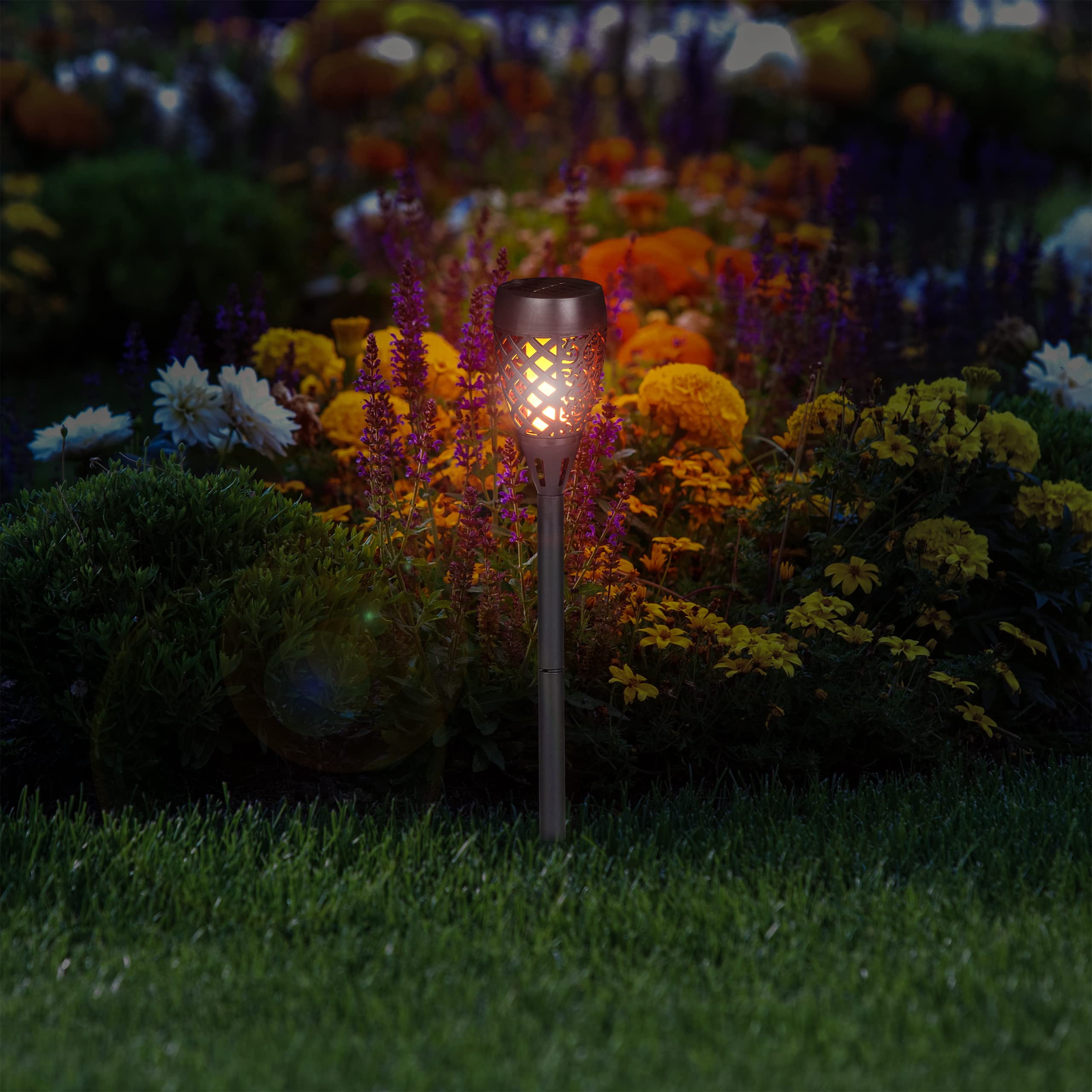 relaxdays-gartenfackel-solar-2er-set-78-cm-schwarz-led-au-enfackel-mit-flammenef image 2