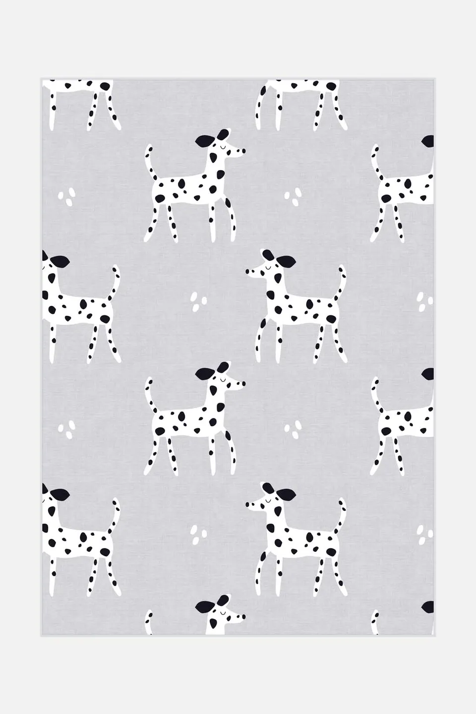 teppana-dalmatiner-grau-teppich-waschbar-kinder image 1