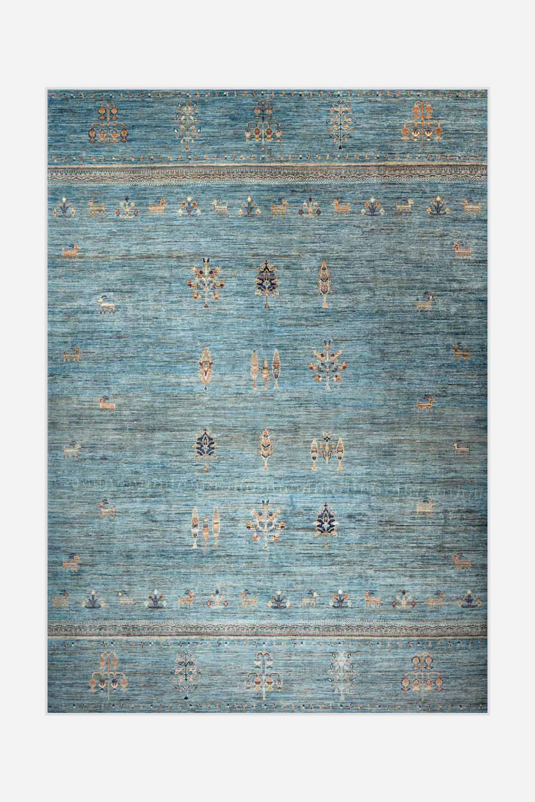 teppana-desna-smaragd-teppich-waschbar image 1