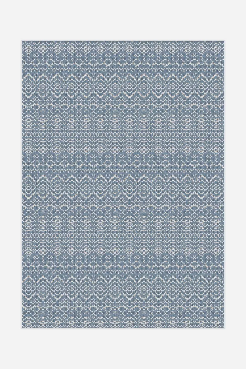teppana-skandiliebe-frost-teppich-waschbarer-teppich-grau-silber-geometrisch image 1