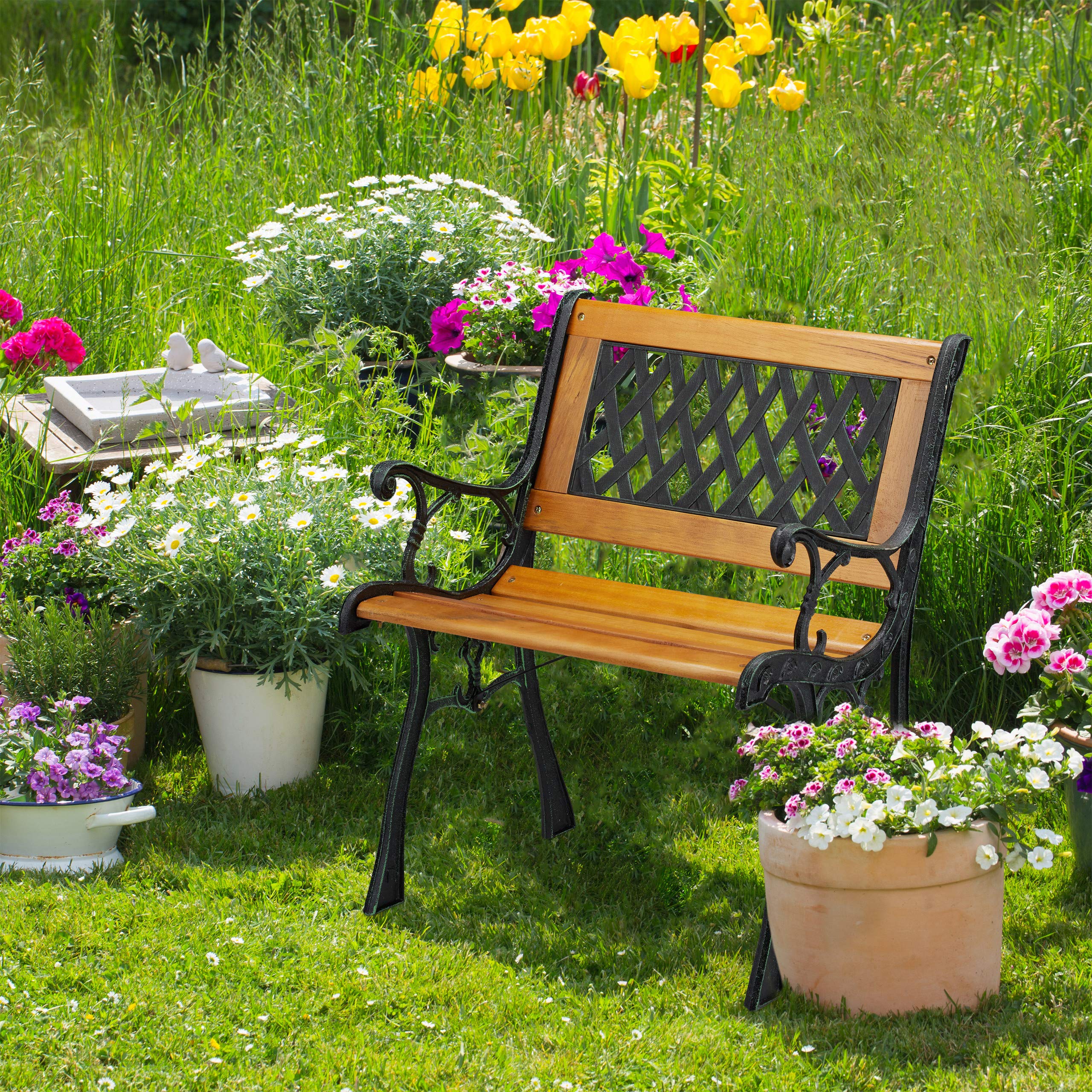 relaxdays-gartenstuhl-mit-armlehne-niedrig-vintage-natur-schwarz-73-x-62-x-52-5- image 2
