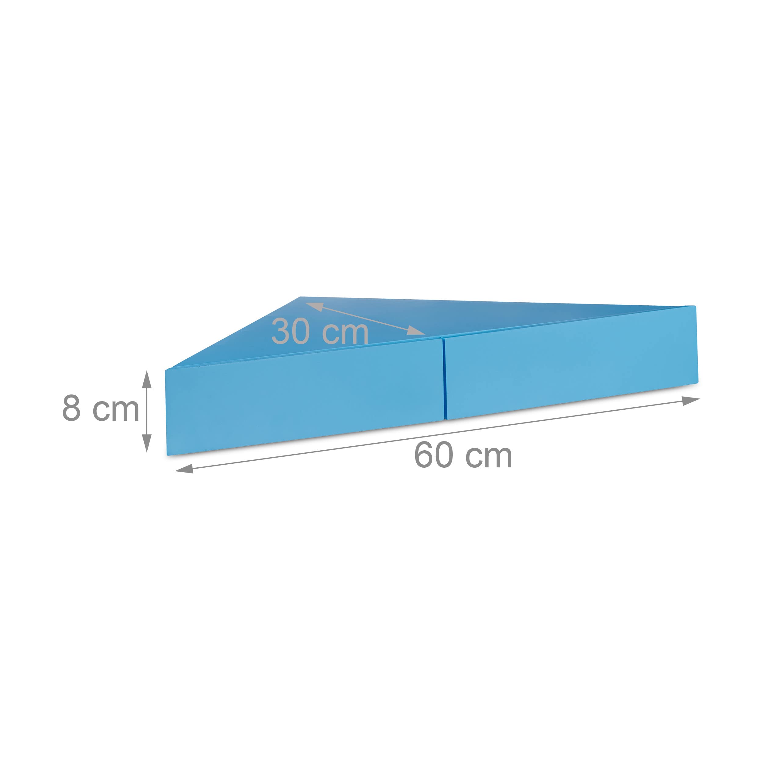 relaxdays-eck-wandregal-dreieck-blau-mit-2-schubladen-60-cm image 6