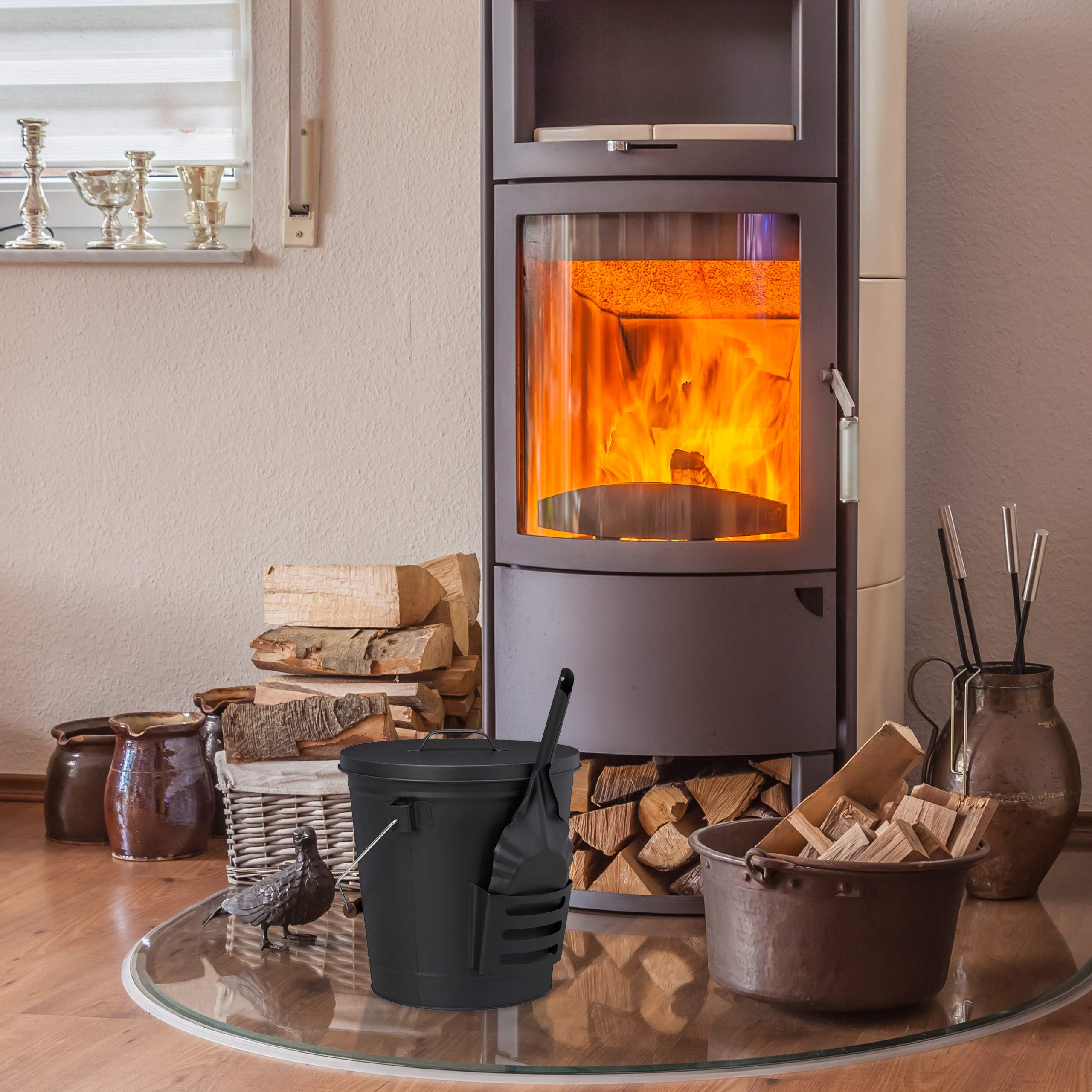 relaxdays-ascheeimer-mit-deckel-und-schaufel-19-l-schwarz image 6