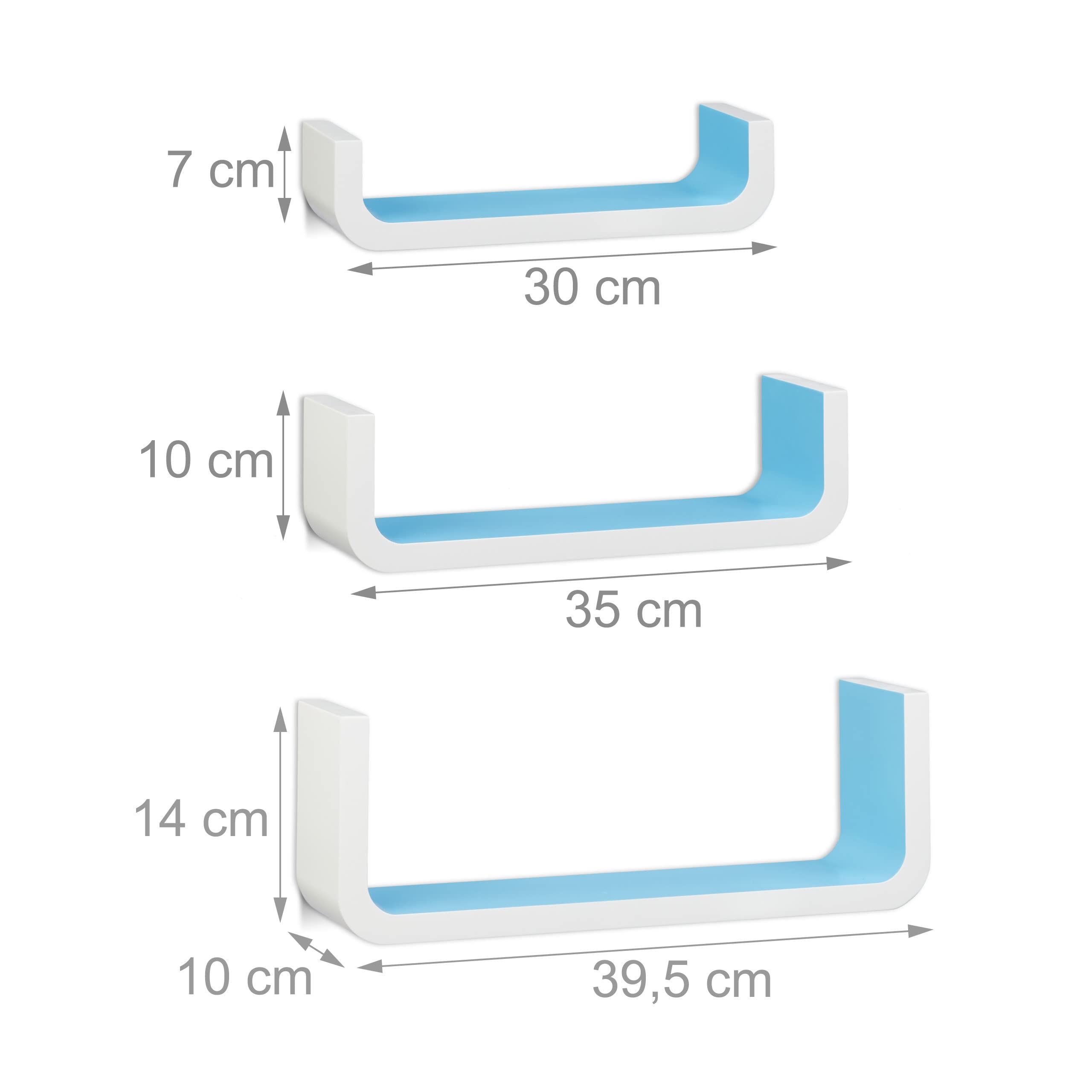 relaxdays-wandregal-u-form-3er-set-wei-blau-10-cm-tief-bis-39-5-cm-breit image 3