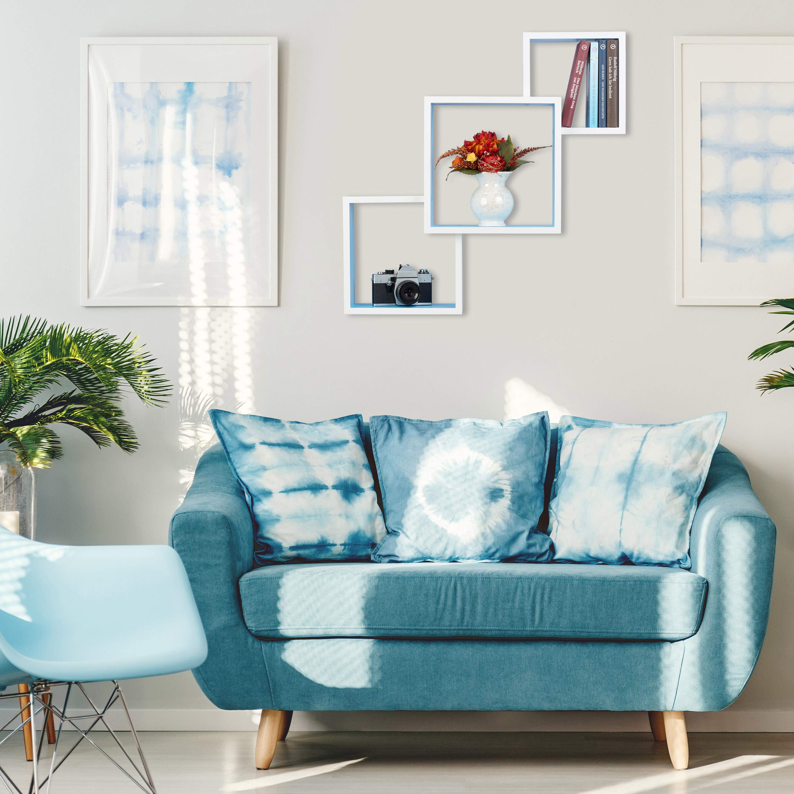 relaxdays-w-rfel-regal-cube-wandboard-mdf-wei-gr-n-66x66x15-cm image 2