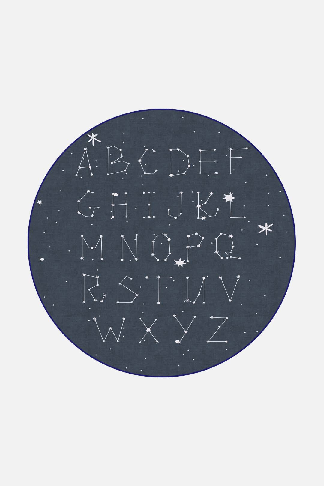 teppana-stern-alphabet-teppich-waschbar-kinder-blau image 8