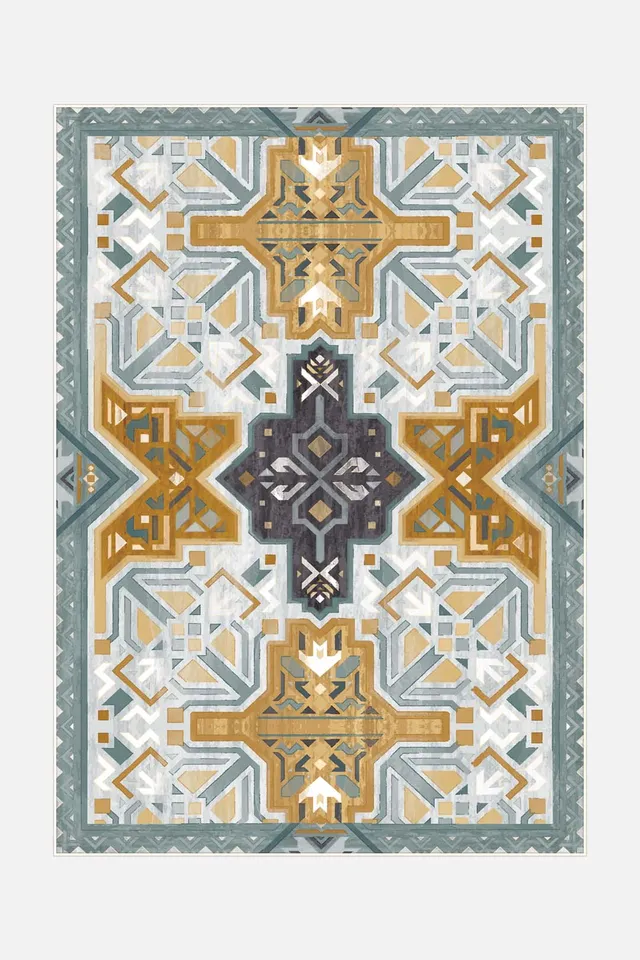 teppana-outdoor-mira-dijon-teppich-waschbar-geometrisch-marokkanisch image 1