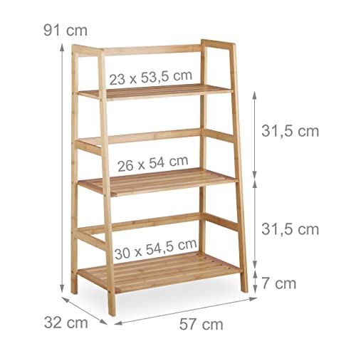 relaxdays-standregal-bambus-3-ablagen-91x57x32-cm-natur image 6