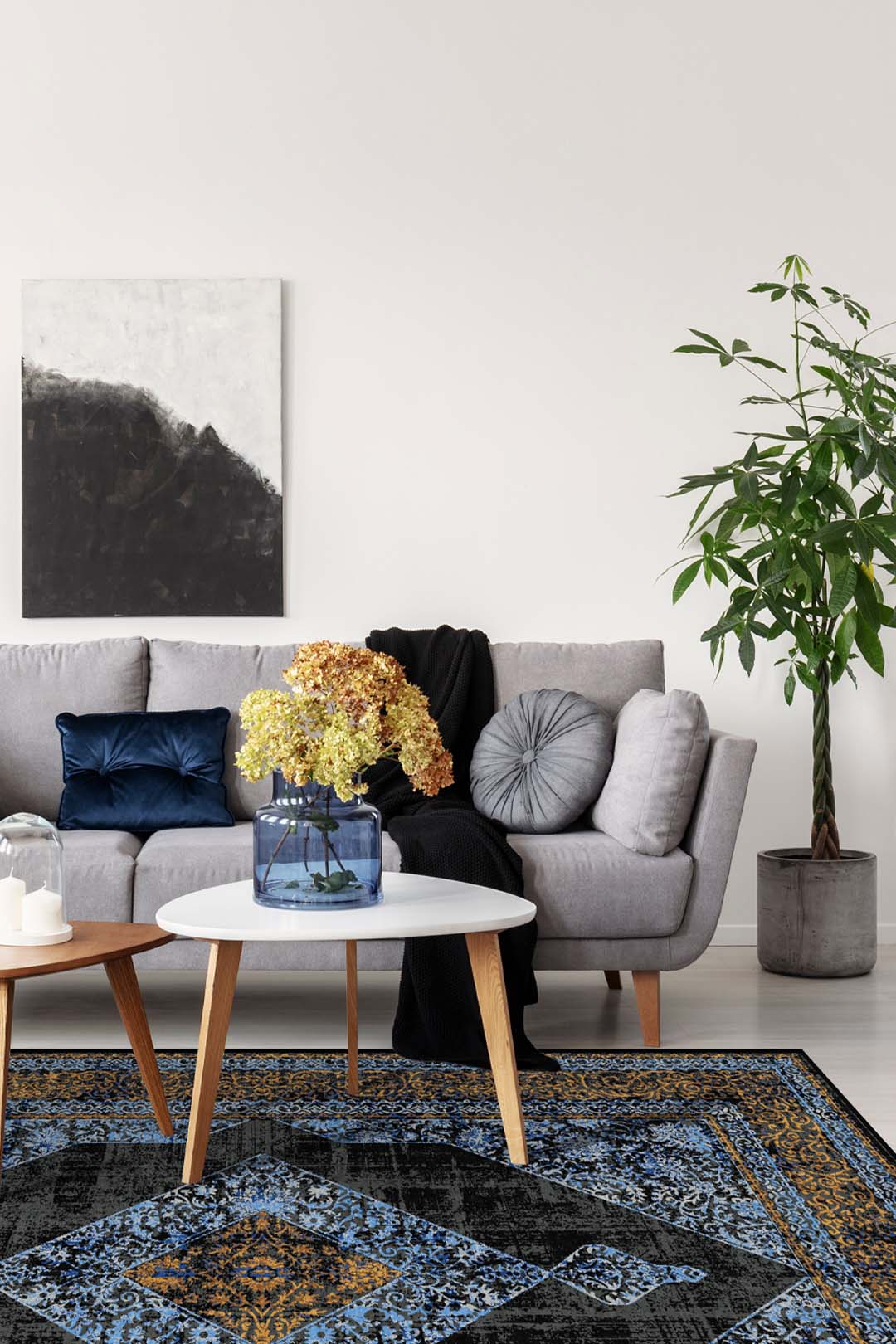 teppana-andrea-abend-teppich-waschbarer-indoor-teppich-blau image 4