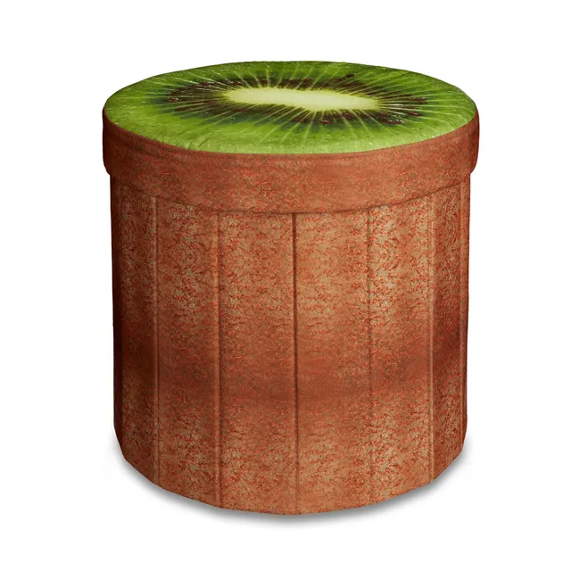 relaxdays-sitzhocker-faltbar-kiwi-38-x-38-5-x-38-5-cm-sitzw-rfel-mit-30-l-staura image 1