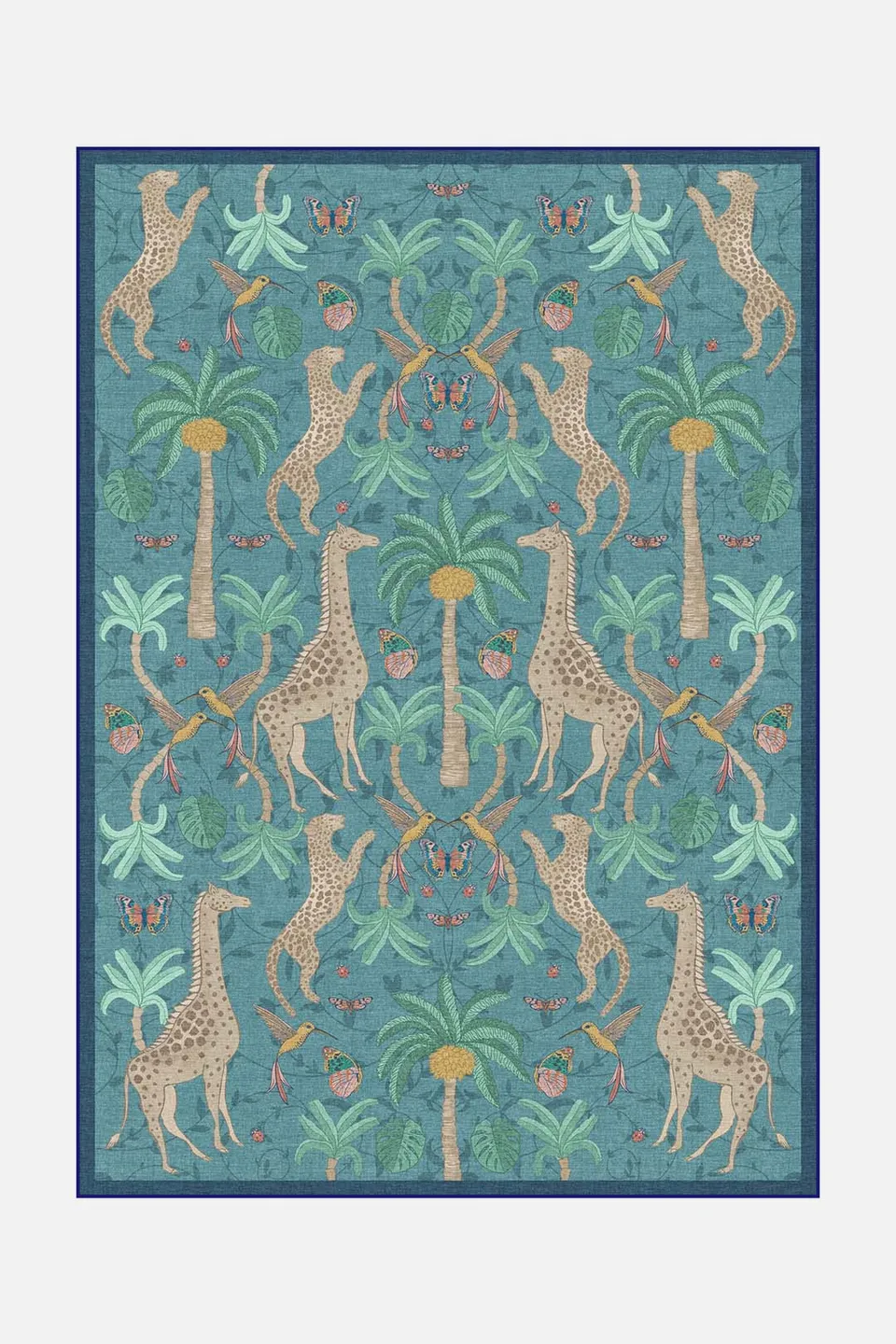 teppana-savanne-blau-teppich-waschbar image 1