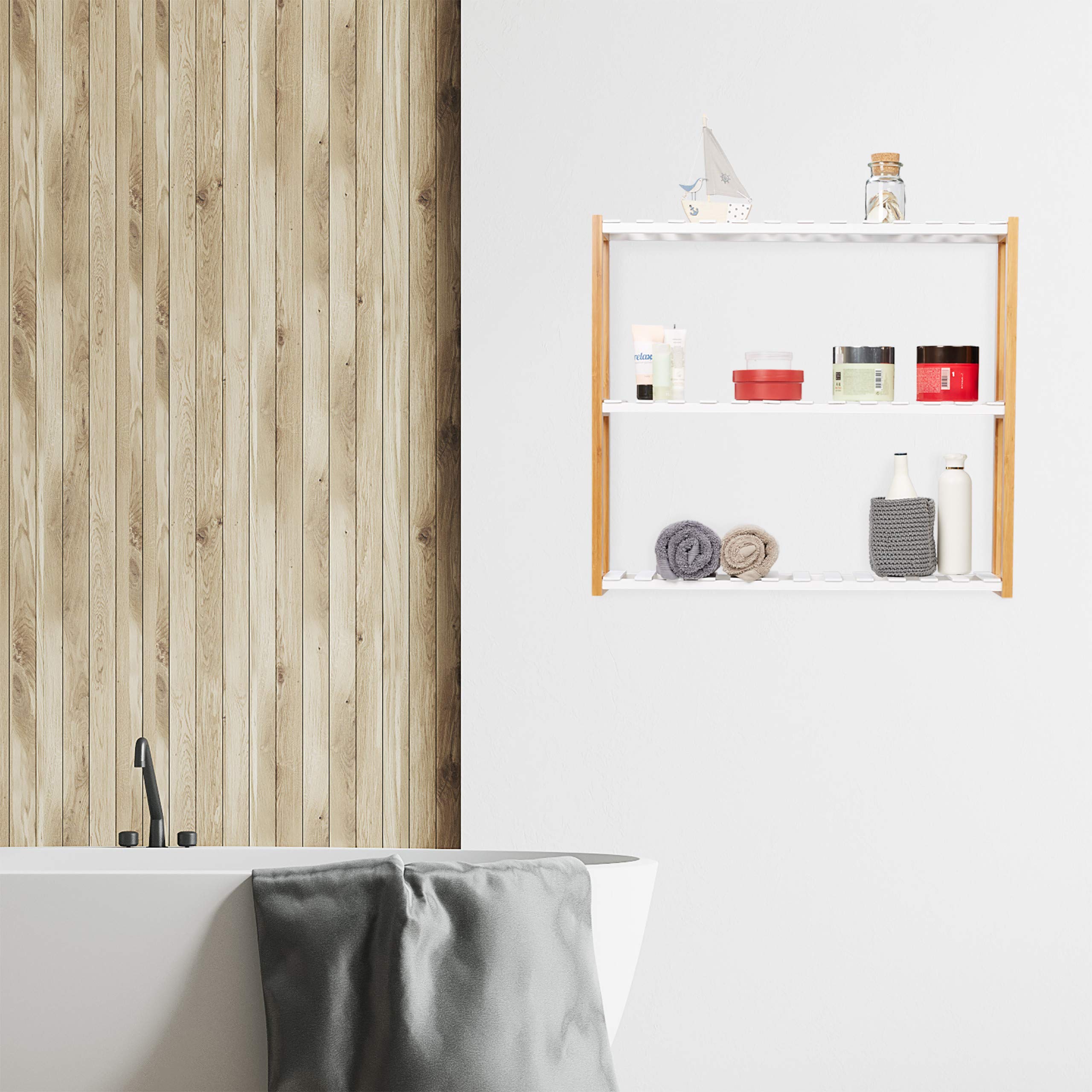 relaxdays-wandregal-mit-3-ablagen-54x60x15-cm-badregal-k-chenregal-bambus-wei image 2