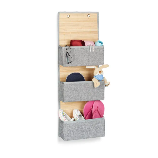 relaxdays-h-ngeaufbewahrung-94x33-cm-grau-3-f-cher image 1