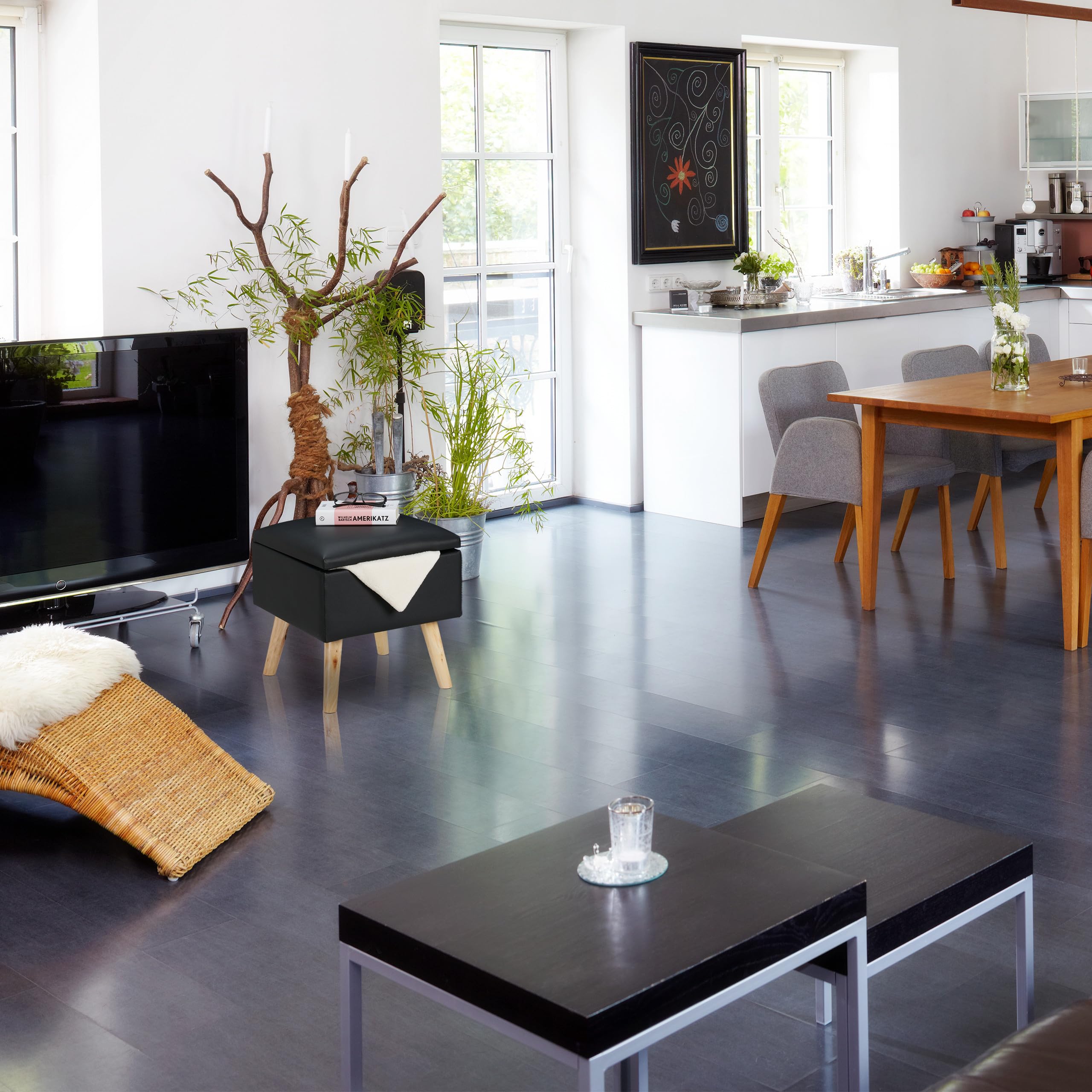 relaxdays-sitzhocker-mit-stauraum-kunstleder-40-x-40-x-40-cm-braun image 4