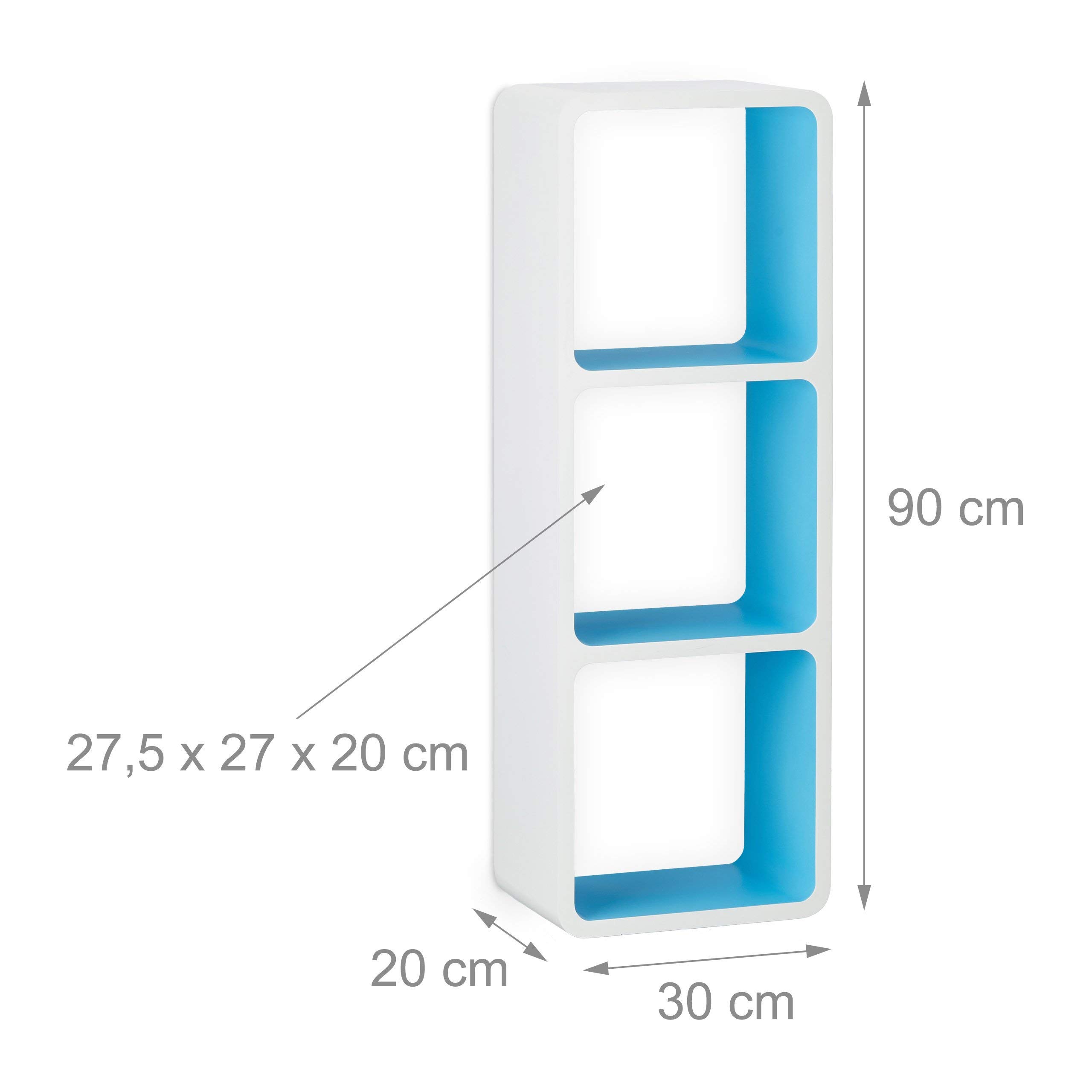 relaxdays-wandregal-mit-3-f-chern-cube-wei-blau-90x30-cm image 3