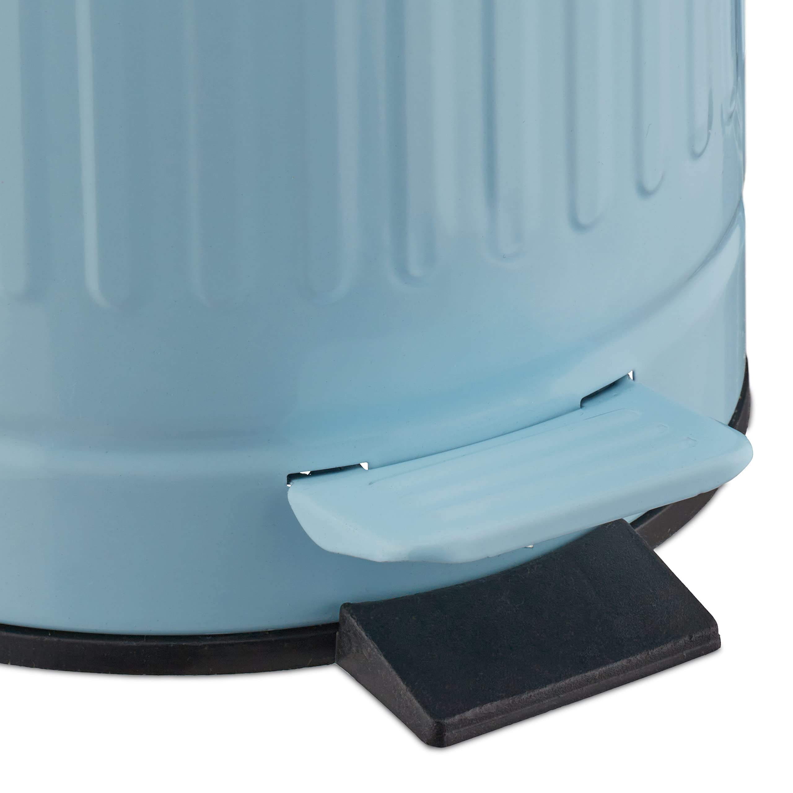 relaxdays-treteimer-3-l-metall-blau-mit-absenkautomatik image 8