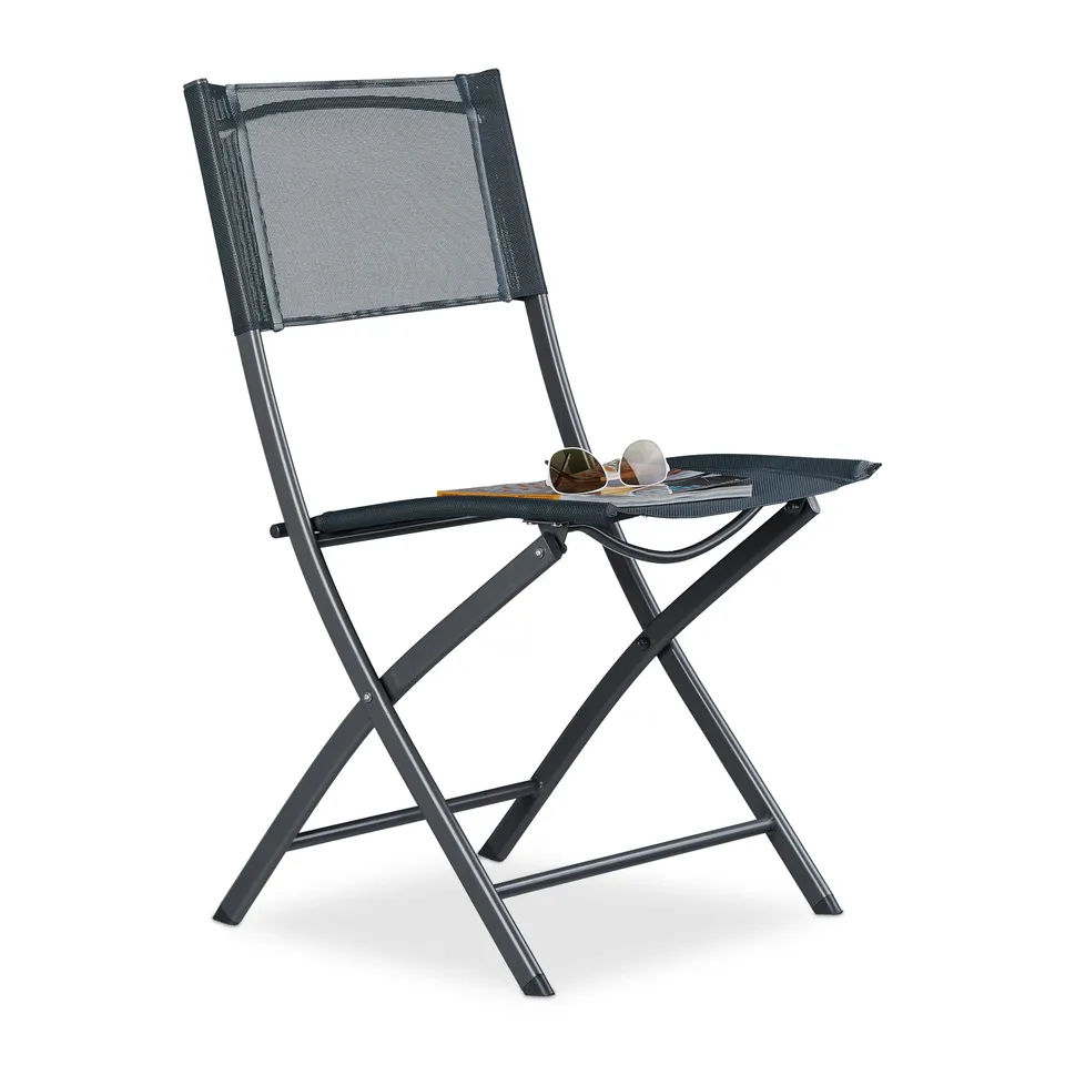 relaxdays-klappstuhl-balkon-metall-kunststoff-87x46x48-cm-anthrazit image 1