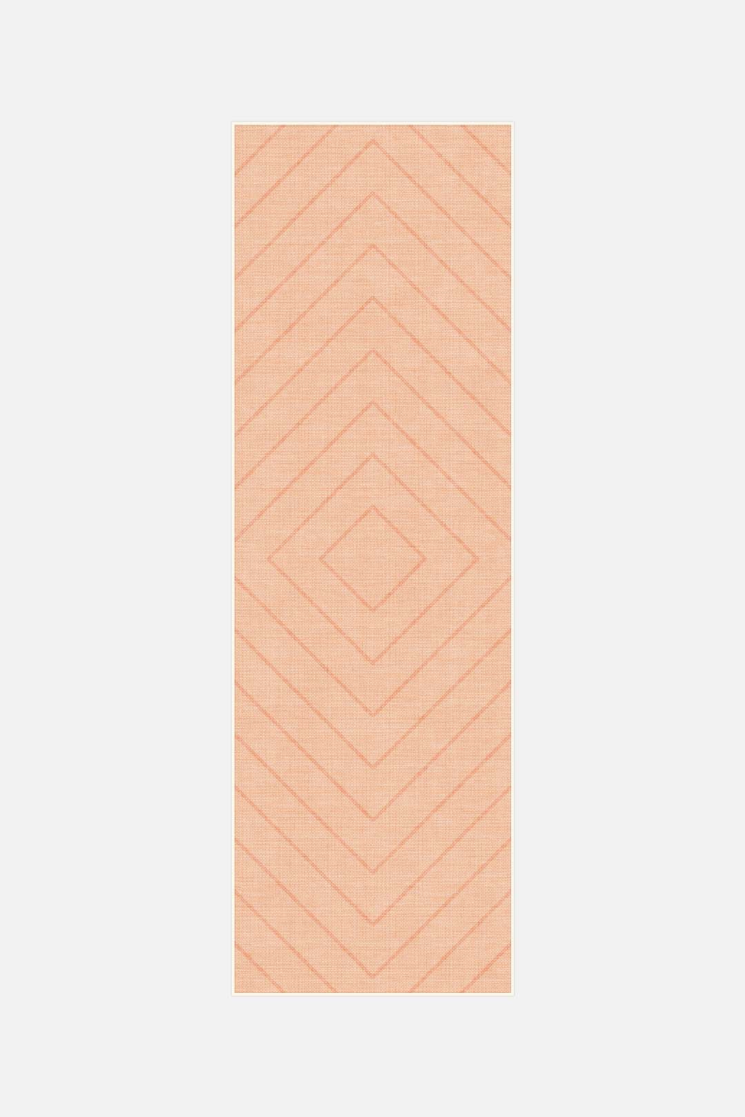 teppana-diamond-papaya-teppich-waschbarer-teppich-gelb-orange image 5