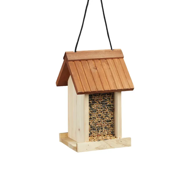 relaxdays-vogelfutterhaus-aus-holz-zum-h-ngen-27-x-17-x-18-cm-braun image 1