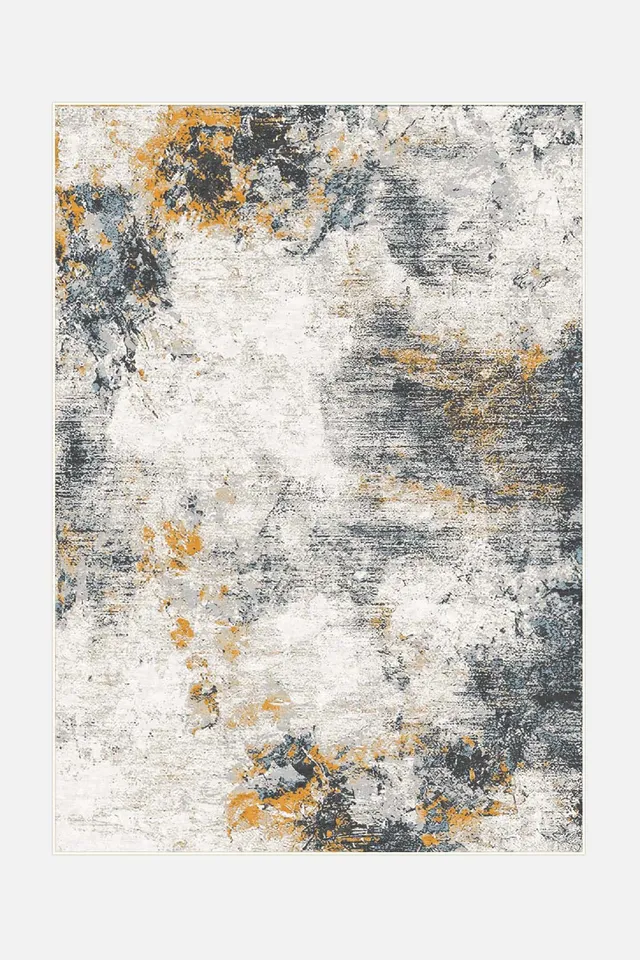 teppana-seda-sandstein-teppich-waschbarer-klassik-teppich-beige-braun image 1