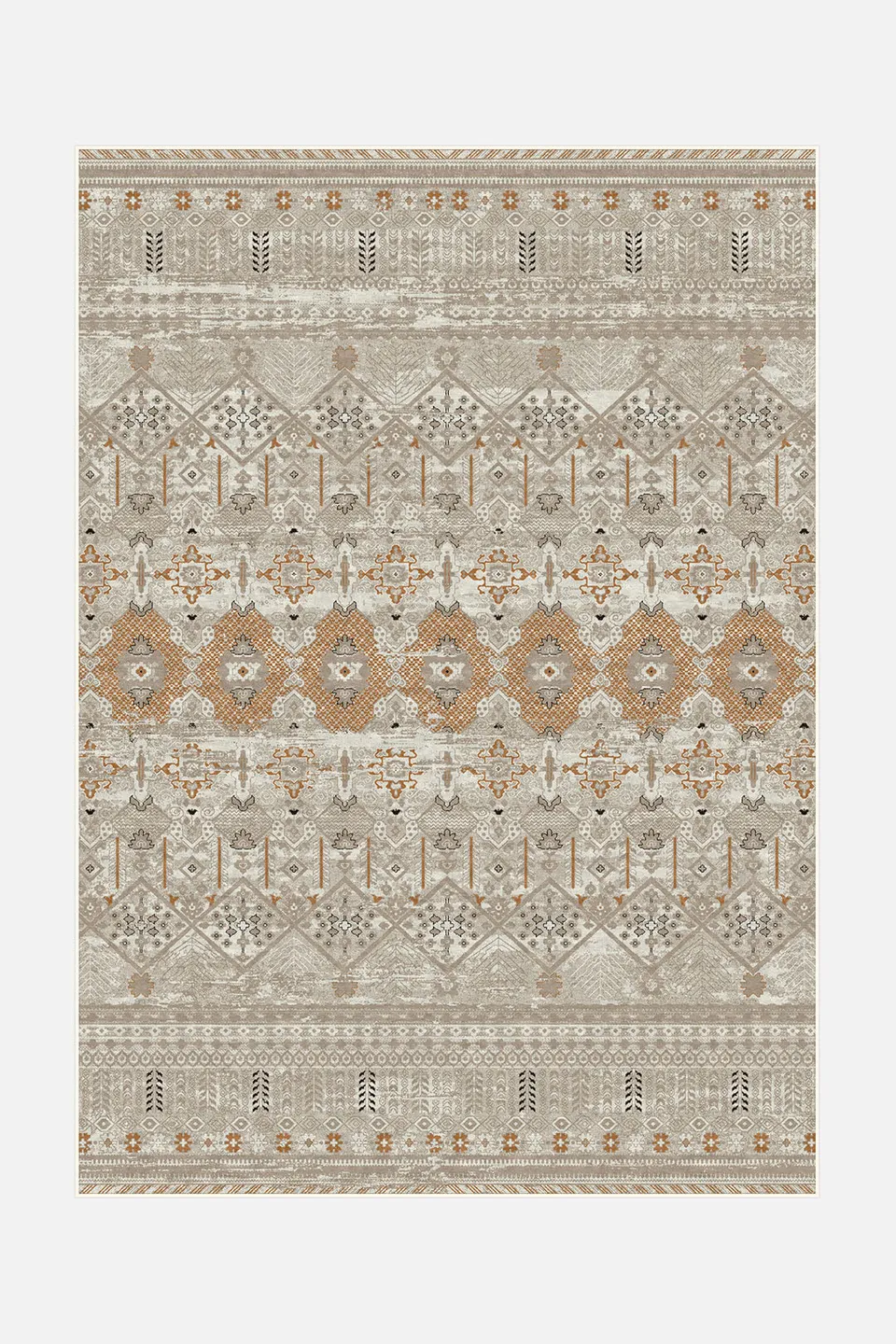 teppana-nele-taupe-teppich-waschbar image 1